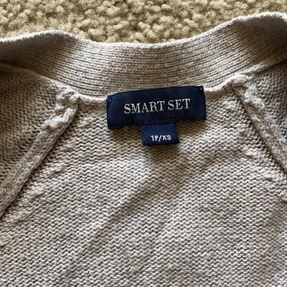 Oatmeal Relaxed Fit Cardigan - Picture 2 of 5